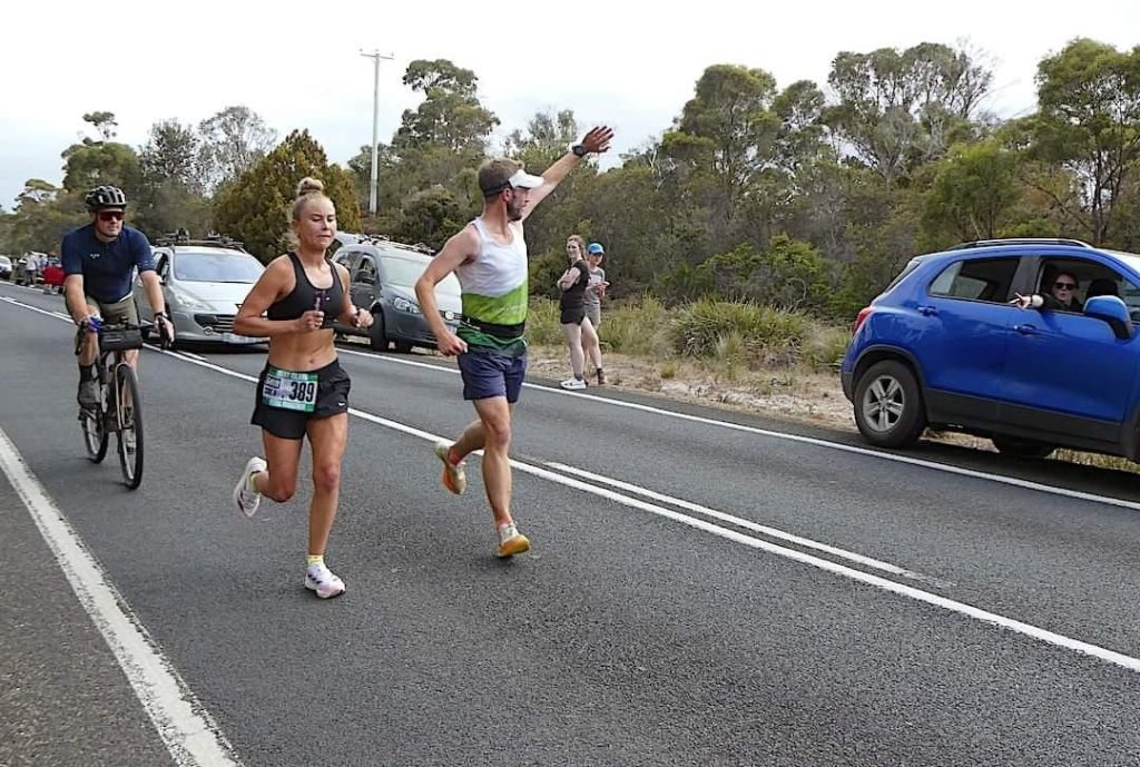 GT and NB at Bruny Ultra